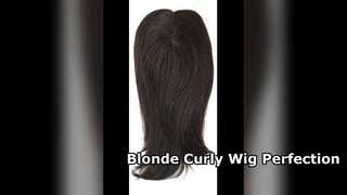 Blonde Curly Wig Natural Look