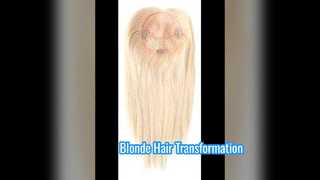 Blonde Straight Human Hair Wig