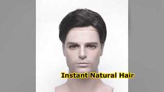 Mens Toupee 8x10 French Lace Natural Hair