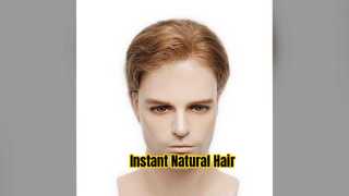Mens Toupee Light Brown Lace Base