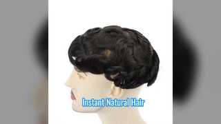 Mens Hair System Natural Black 5x7