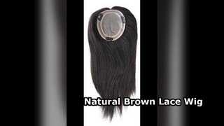 Natural Medium Brown Full Lace Wig