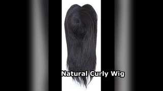 Natural Curly Full Lace Wig