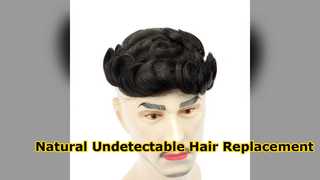 Natural French Lace Hair System Medium Brown Toupee