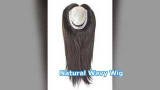 Natural Wavy Brown Lace Wig